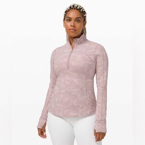Lululemon Run Briskly 1/2 Zip * RARE print